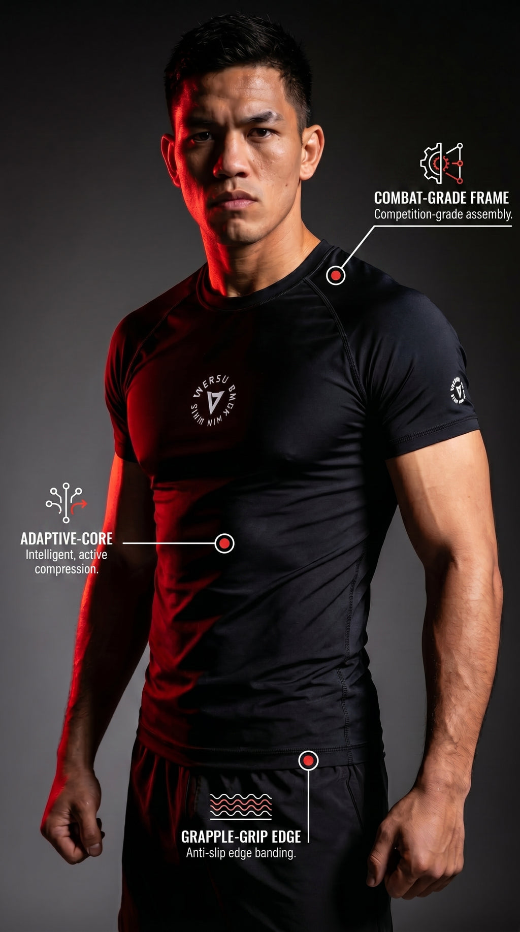 Conjunto Rash + short combat 1