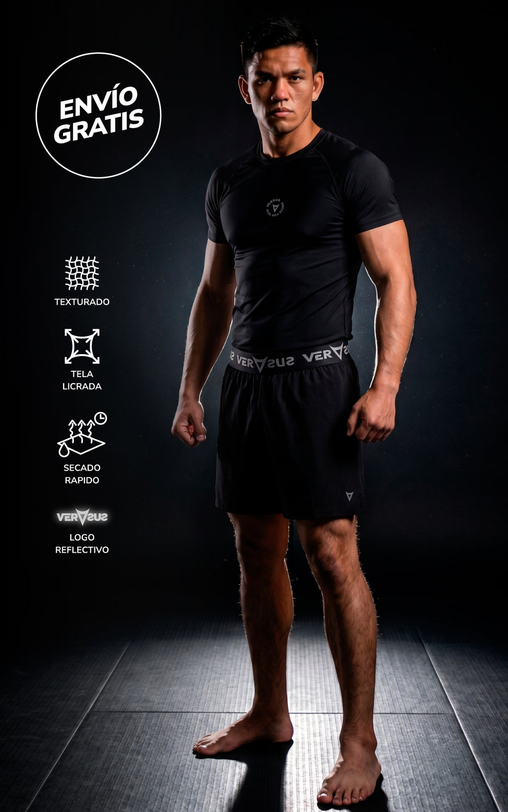 Conjunto Rash + short combat 1