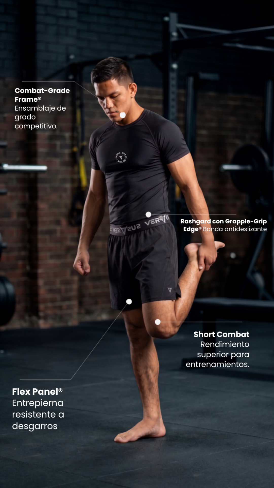 Conjunto Rash + short combat 1